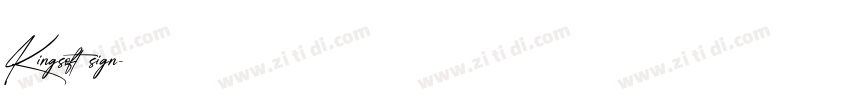 Kingsoft sign字体转换